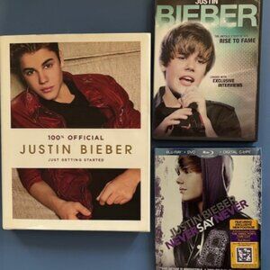 Justin Bieber - Special Media Fan Bundle - Blu-ray, DVD, Book
